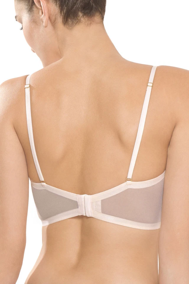 NWT Josie Natori Pink Longline Bandeau Balconette UW Bra Women’s 34C - Image 4 of 4