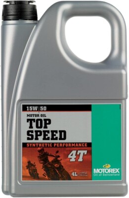 Motorex Top Speed 4T 15W50 synthetisch 4 Liter..