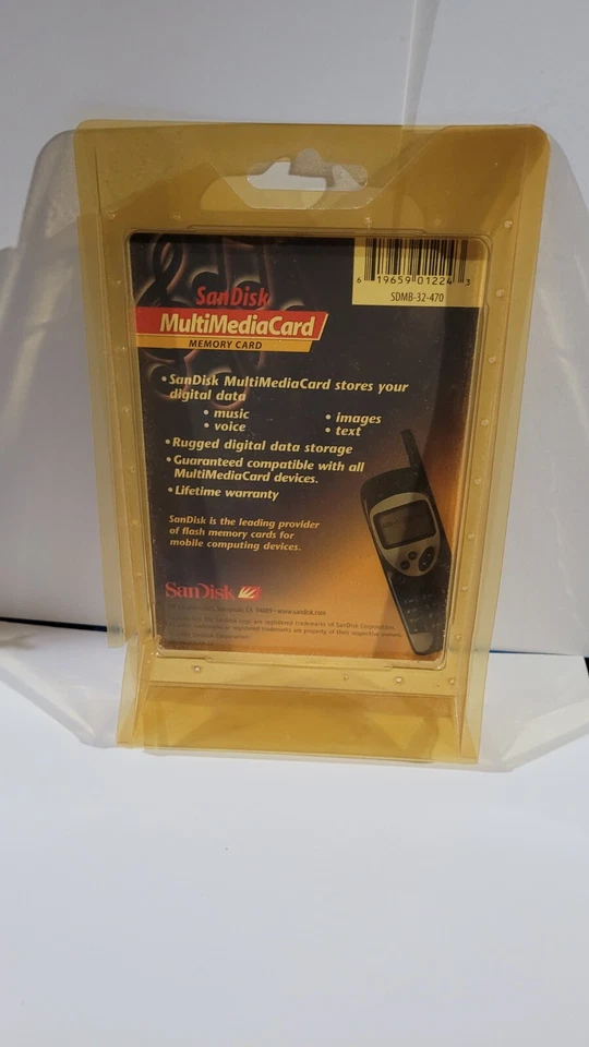 SanDisk 32MB Multi Media Card* Memory Card Brand New Damaged Package Unopened - Image 2 of 4