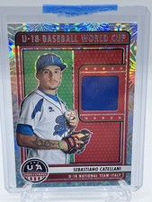 2023 Panini Stars & Stripes-Sebastiano Catellani U18-SC-Fireworks Relic