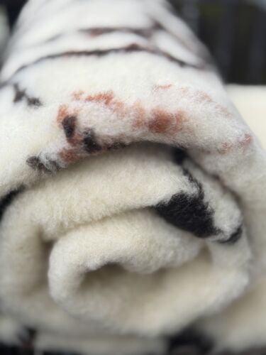 SALE! Wolldecke 100% WOLLE 155x220cm Lammwolle Plaid Schurwolle Wohndecke Merino - Bild 4 von 30
