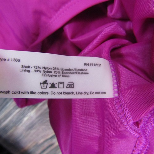 SPANX NEW NWT Womens 16 Purple Berry 1366 Core Pull On High Rise Bottom Swim - Picture 4 of 6