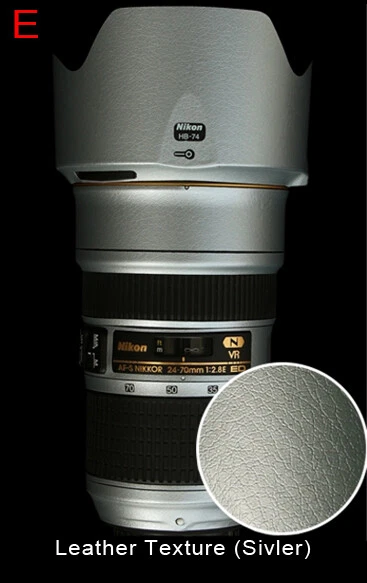 Cubierta corporal de película de fibra de carbono para cámara para pegatinas de lentes decoración DSLR SLR Foto 3 de 4