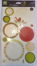 making memories Misletoe 13 stickers 12x6 sheet