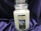 YANKEE CANDLE CLEAN COTTON 22 oz JAR CANDLE never used! NEW! EXCELLENT!! — photo 3