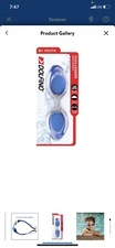 Dolfino Youth Challenger Blue and White Swimming Sport Goggles