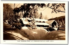 RPPC Trading Post at Pinkham Notch Camp A.M.C. Vintage Postcard A38