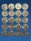 Clean, 1776-1976 Bicentennial Kennedy Half Dollar Roll, Lot  of 20 Coins........