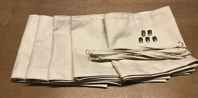 HANDMADE Rideaux bateau/croiseur texturés unis, 12 cols disponibles, occultant