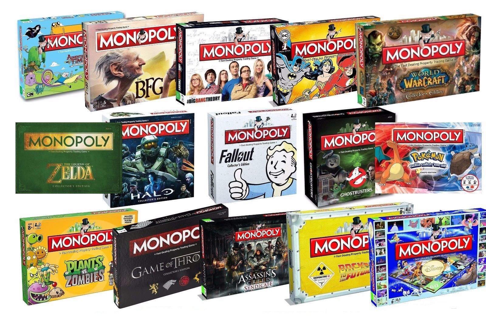 LIST: 12 limited-edition Monopoly games that are perfect for