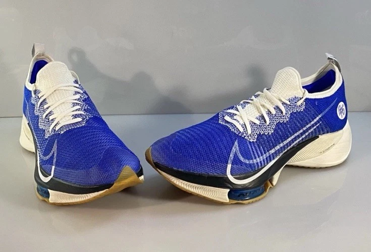 Nike Air Zoom Tempo NEXT% Flyknit White Racer Blue for Sale