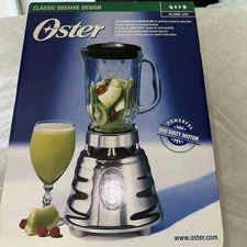 Vintage Osterizer 412 Classic VIII Glass Container with Lid Retro Blender