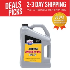 High Performance SAE 30 Racing Break-in Oil - 5 Quart for Fast Ring Sealing