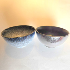 Witch Casket Ceramic Bowls Set of 2 Gothic Ri...