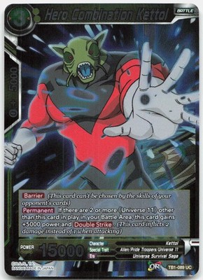 Hero Combination Kettol Foil Uncommon Tournament of Power TB1 089 NM