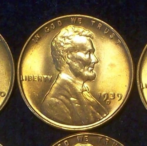 1939-D CHOICE BU - LINCOLN WHEAT CENT - NICE COLOR - GOOD DETAILS - SEE PICS!