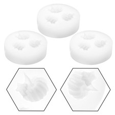 3 Pcs Halloween Moulds Silicone Baking Mold DIY Supplies Pumpkin