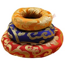 3 Pcs Buddhist Sound Bowl Mats Tibetan Singing Bowl Cloth Cushions Meditation