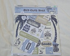 New Creative Imaginations OLD GUYS RULE Scrapbook Page Kit