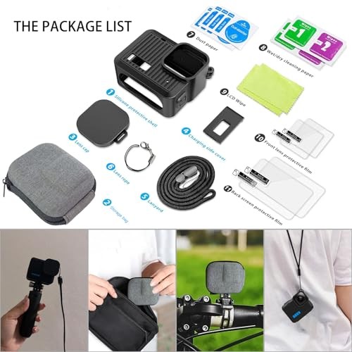 Kit Accesorios para GoPro Hero 4K, Incluye Estuche Protector de Almacenamiento, 2 Juegos de - Imagen 2 de 8