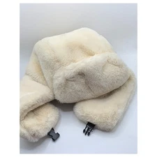 UNBRANDED Cream Faux Fur Trooper Aviator Hat SZ OS