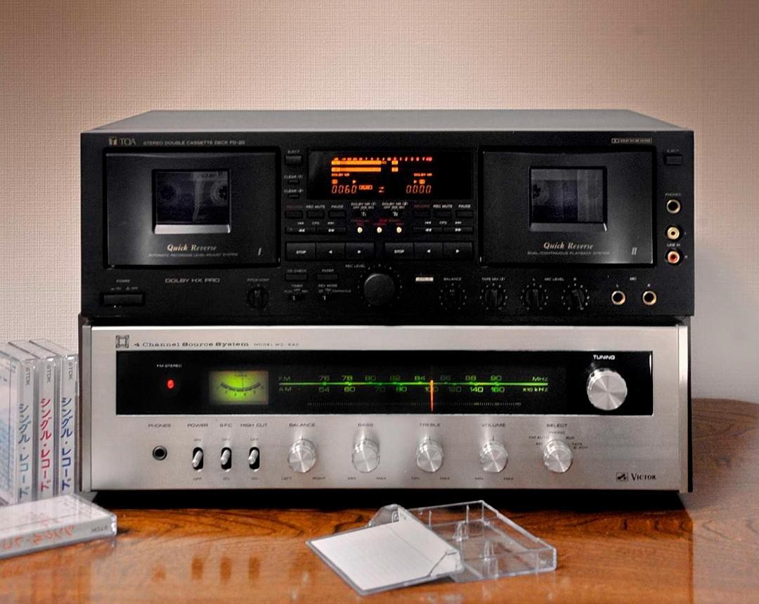 ＴＯＡ　STEREO DOUBLE CASSETTE DECK ＦＤ-20 商品データダウンロード:ステレオダブルカセットデッキ (FD-20