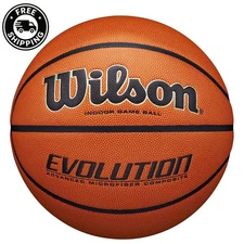 Wilson Evolution 29.5” Indoor Basketball Official Game Composite Leather