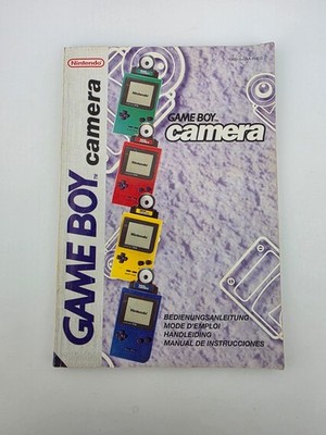 Nintendo Game Boy Camera Bedienungsanleitung