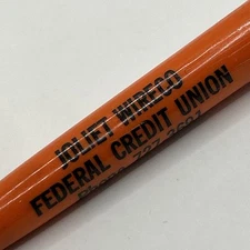 VTG Ballpoint Pocket Purse Pen JOLIET WIRECO CREDIT UNION D. R. Peterson