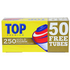 TOP Cigarette Filter Tubes 100mm Size Gold 1 Box of 250