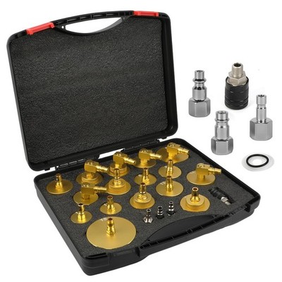 CMTOOL Master Cylinder Bleeder Kit, 20PCS Brake Adapter Small 