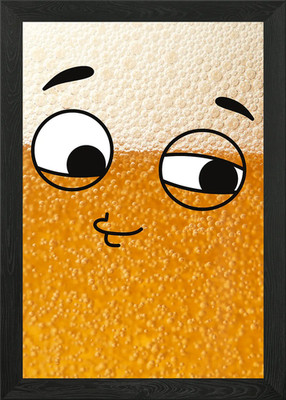 Maybe some beer Framed Wall Art Poster Canvas Print Picture