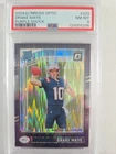 2024 Panini Donruss Optic - Rated Rookie Drake Maye #229 Purple Shock Prizm (RC)