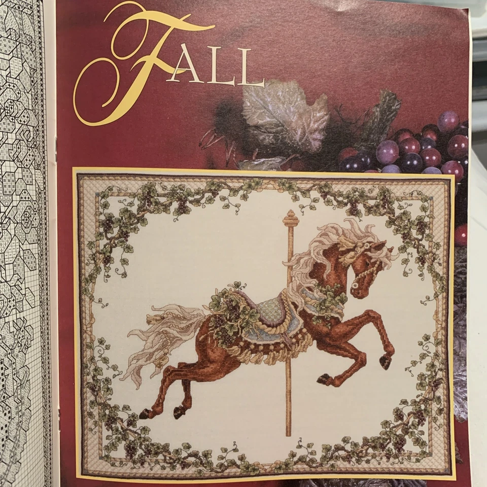 Liesure Arts Leaflet 3011 Carousel Horses for All Seasons by Teresa Wentzler - Image 3 of 4