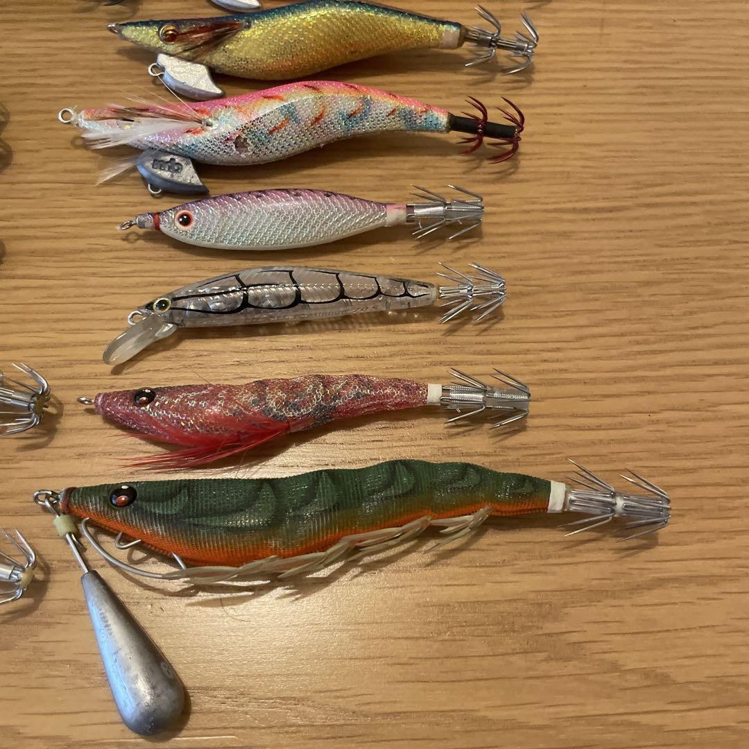 egi squid jig fishing lure set of 26 multicolor with case new used mix from jpn - Image 6