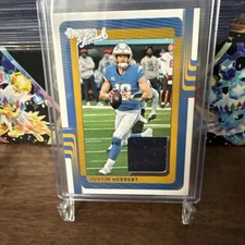 2025 Panini Donruss - Donruss Threads Justin Herbert #DTH-JHT (MEM)