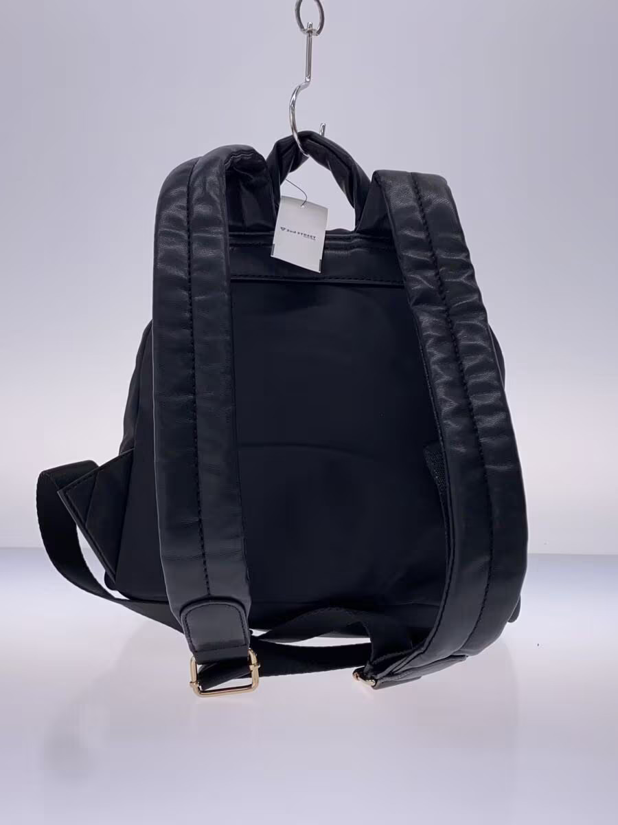 GUESS Backpack Nylon Black Solid Color - image 3