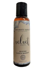 Intimate Earth Velvet Touch Silicone Glide and Massage - 2 fl oz