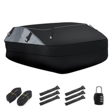 25 Cubic Car Roof Top Rack Cargo Carrier Bag Luggage Storage Waterproof For SUV