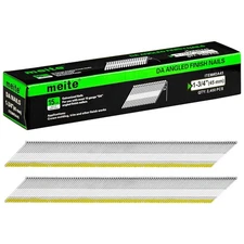 2,400-19,200 Counts 15 Gauge 34-Degree Angled Finish Nails 1-3/4 Inch Galvanized