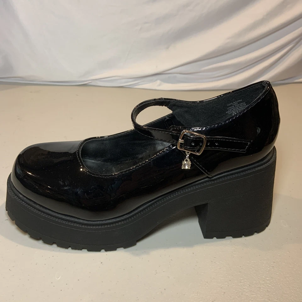 Soda Black Platform Heels Women Size 9.5 [O3] - Image 4 of 4