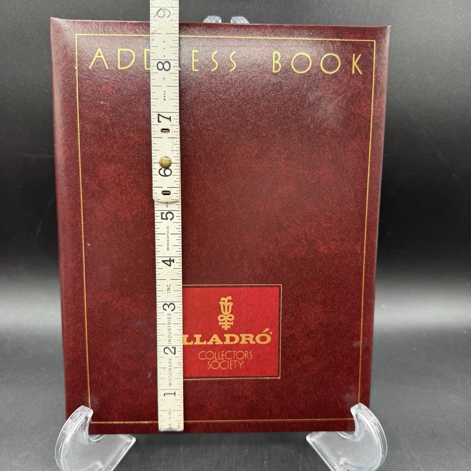 Vtg NEW Lladro Porcelain Figurines Address Book Birthday Christmas Card Organize - Image 4 of 4