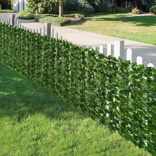 5M - 15M Artificial Plant Wall Panels Leaf Hedge Vertical Garden Ivy Mat Foliage - Picture 4 of 9
