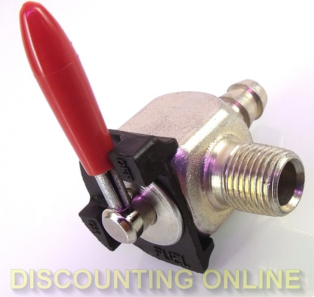 USA MADE FUEL GAS PETCOCK SHUT OFF 1/8" NPT LEVER ROTATE TURN OTHER