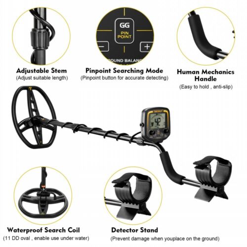 TX-850 Metal Detector Waterproof Coil Searching Gold Digger Treasure Hunter - Picture 7 of 12