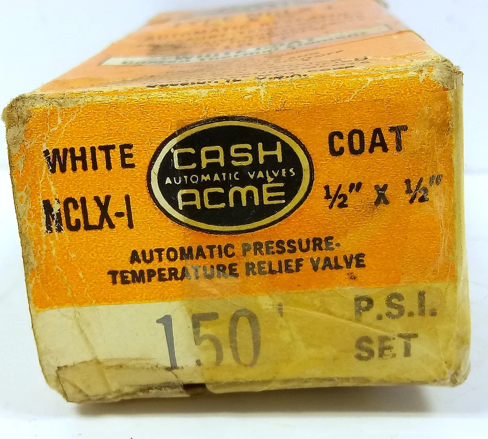 Cash ACME NCLX-1 150 psi Pressure Relief Valve w/ Test Lever - Image 3 of 3