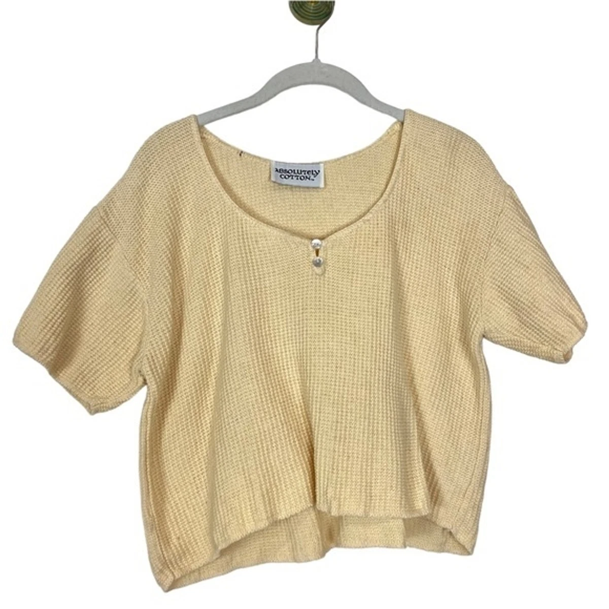 Vintage cropped sweater cheap
