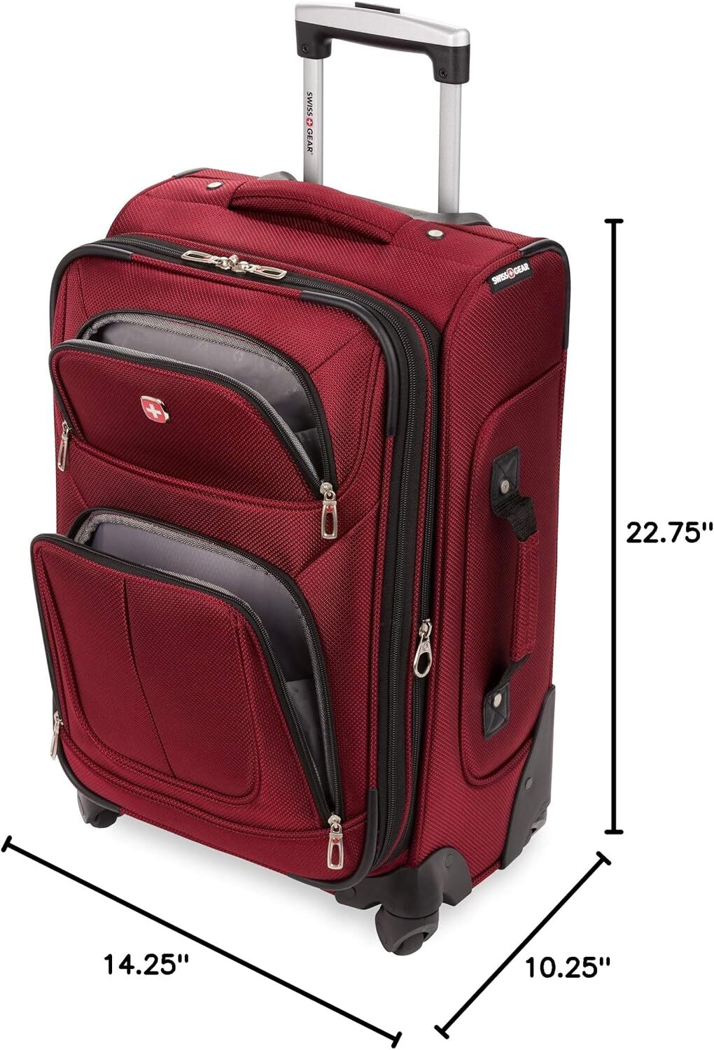 SwissGear Sion Softside Expandable Luggage, Carry-On 21-Inch