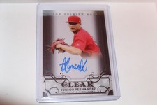 JUNIOR FERNANDEZ 2016 LEAF TRINITY CLEAR AUTOGRAPH CARDINALS ROOKIE