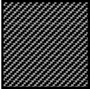 SCALE MOTORSPORT 1//20 Comp Carbon Decal Black on Amber SMO1220